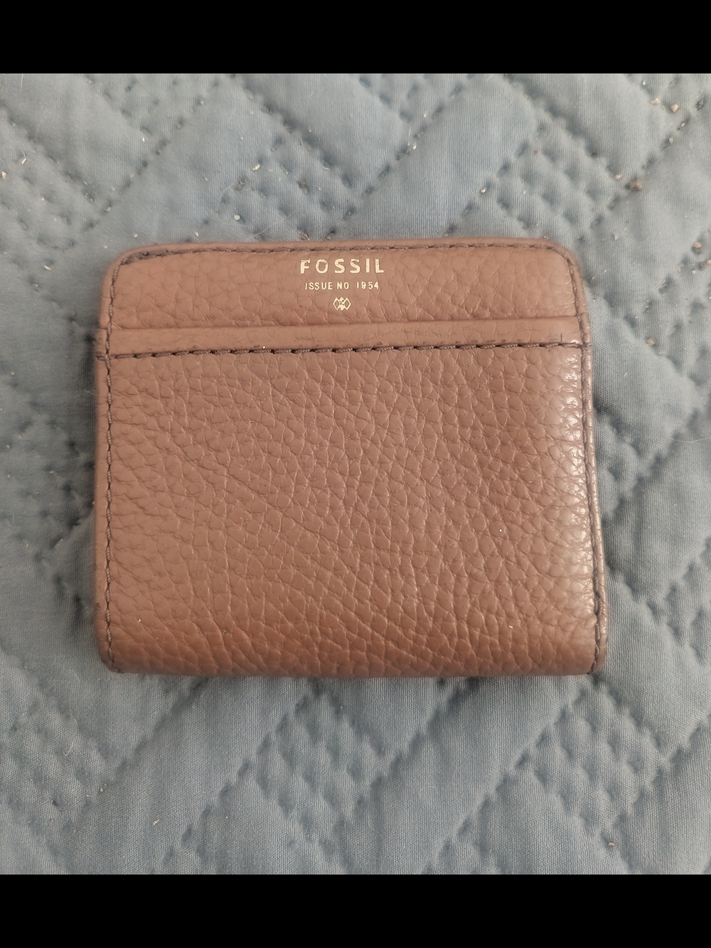 Fossil Women's Brown Leather Card Wallet